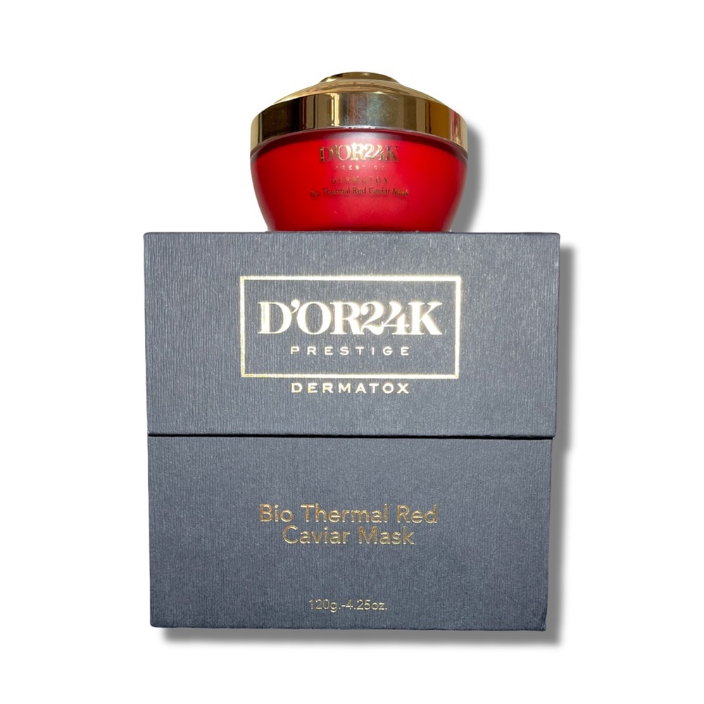 D’OR24K Prestige Red Caviar Dermatox Mask 120g + Applicator Wand - NEW & SEALED
